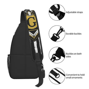 Master Mason Blue Lodge Backpack - Various Square and Compass G to Choose From - Bricks Masons