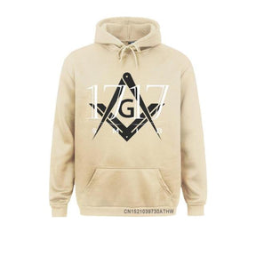 Master Mason Blue Lodge Hoodie - 1717 SMIB Square and Compass G [Multiple Colors] - Bricks Masons