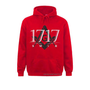 Master Mason Blue Lodge Hoodie - 1717 SMIB Square and Compass G [Multiple Colors] - Bricks Masons