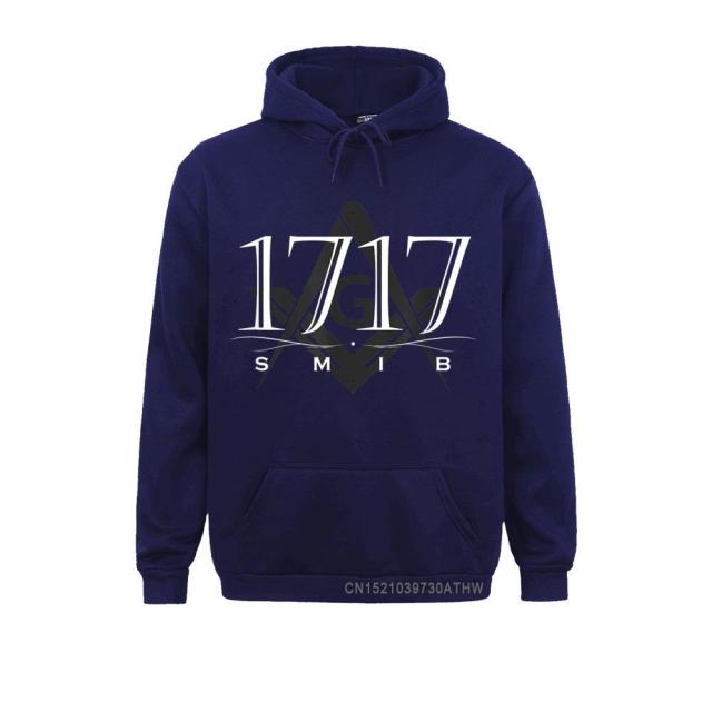 Master Mason Blue Lodge Hoodie - 1717 SMIB Square and Compass G [Multiple Colors] - Bricks Masons