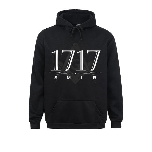 Master Mason Blue Lodge Hoodie - 1717 SMIB Square and Compass G [Multiple Colors] - Bricks Masons