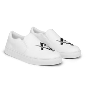 Master Mason Blue Lodge Sneaker - Compass and Square G Slip-on Canvas - Bricks Masons