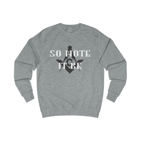 Master Mason Blue Lodge Sweatshirt - So Mote It Be - Bricks Masons