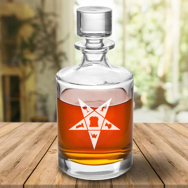 OES Decanter - 30 oz. - Bricks Masons