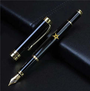 OES Pen - Black & Gold - Bricks Masons
