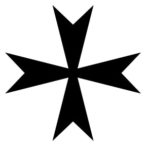 Order Of Malta Commandery Business Card Holder - Various Colors - Bricks Masons
