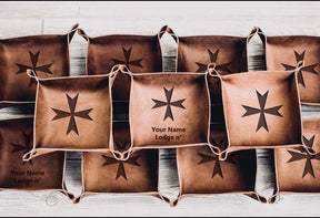 Order Of Malta Commandery Valet Tray - Various Colors - Bricks Masons