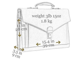 Past Master Blue Lodge California Regulation Briefcase - Various Sizes - Bricks Masons