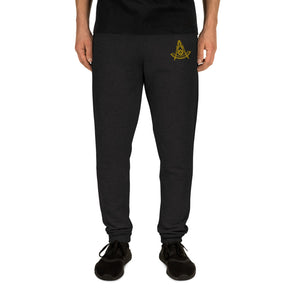 Past Master Blue Lodge California Regulation Jogger - Golden Embroidery - Bricks Masons