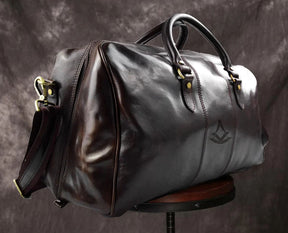 Past Master Blue Lodge Travel Bag - Genuine Leather - Bricks Masons