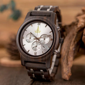 Past Master Blue Lodge California Regulation Wristwatch - Various Wood Colors - Bricks Masons