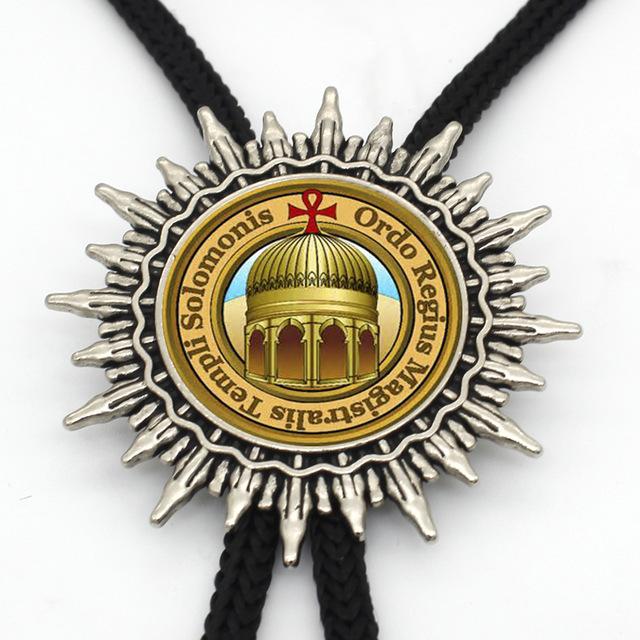 Knights Templar Commandery Bolo Tie - Cowboy [Multiple Variations] - Bricks Masons