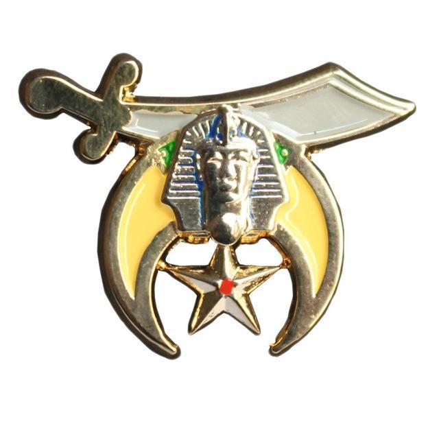 Knights Templar Commandery Lapel Pin - Enamel Shriner - Bricks Masons