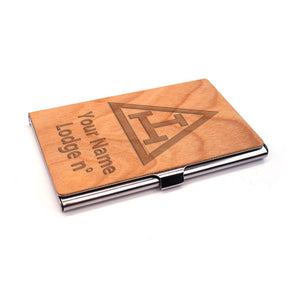 Royal Arch Chapter Business Card Holder - (RFID Protection) - Bricks Masons