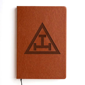 Royal Arch Chapter Journal - Brown Faux Leather - Bricks Masons