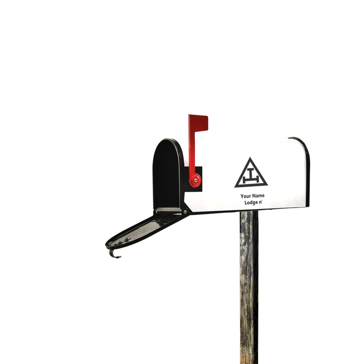 Royal Arch Chapter Mailbox Cover - Magnetic & Waterproof - Bricks Masons