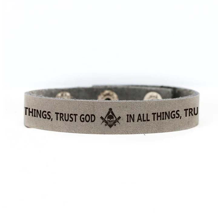 Widows Sons Bracelet - Various Leather Colors - Bricks Masons