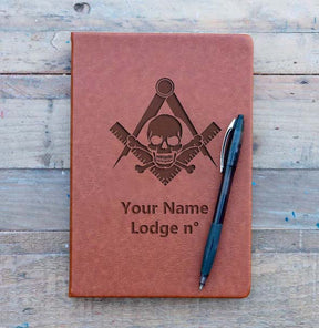 Widows Sons Journal - Brown Faux Leather - Bricks Masons